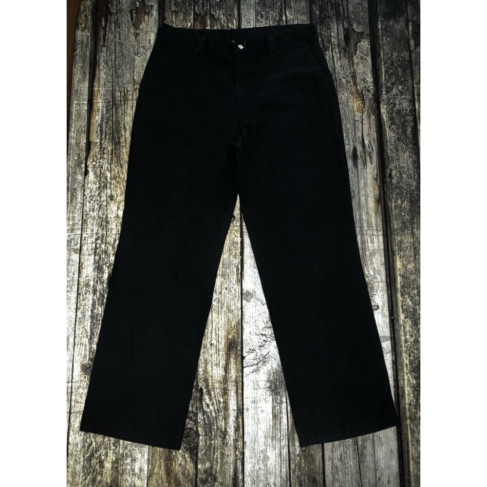 Men’s Dickies Workwear Black Relaxed Fit Straight Leg Pants Size 36x32